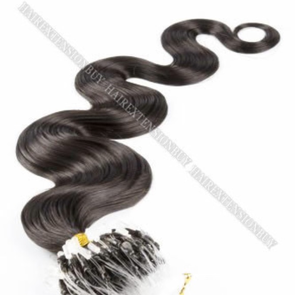 Body Wave Micro Loop Human Hair Extensions - Picture 2 of 8